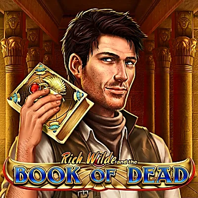 Book of Dead Egyptian-themed slot tile at Quickbet