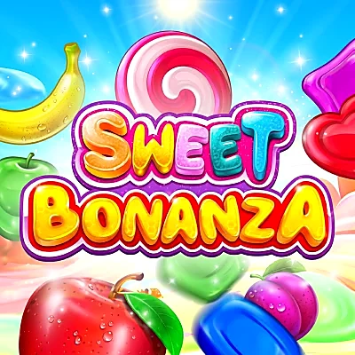 Sweet Bonanza online slot game tile available at Quickbet